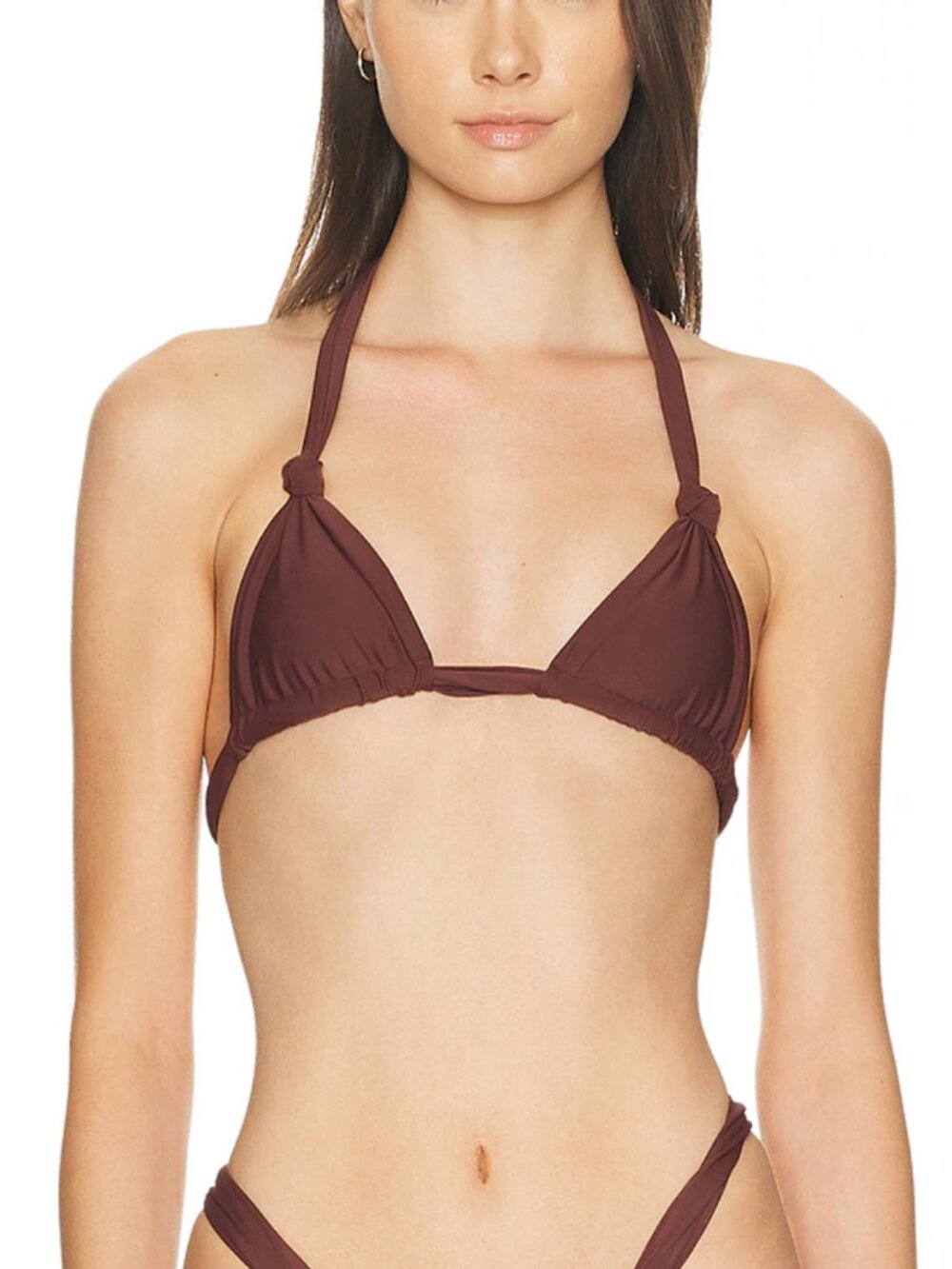 NWT MIKOH Suzu Triangle Bikini Top in Anemone size large